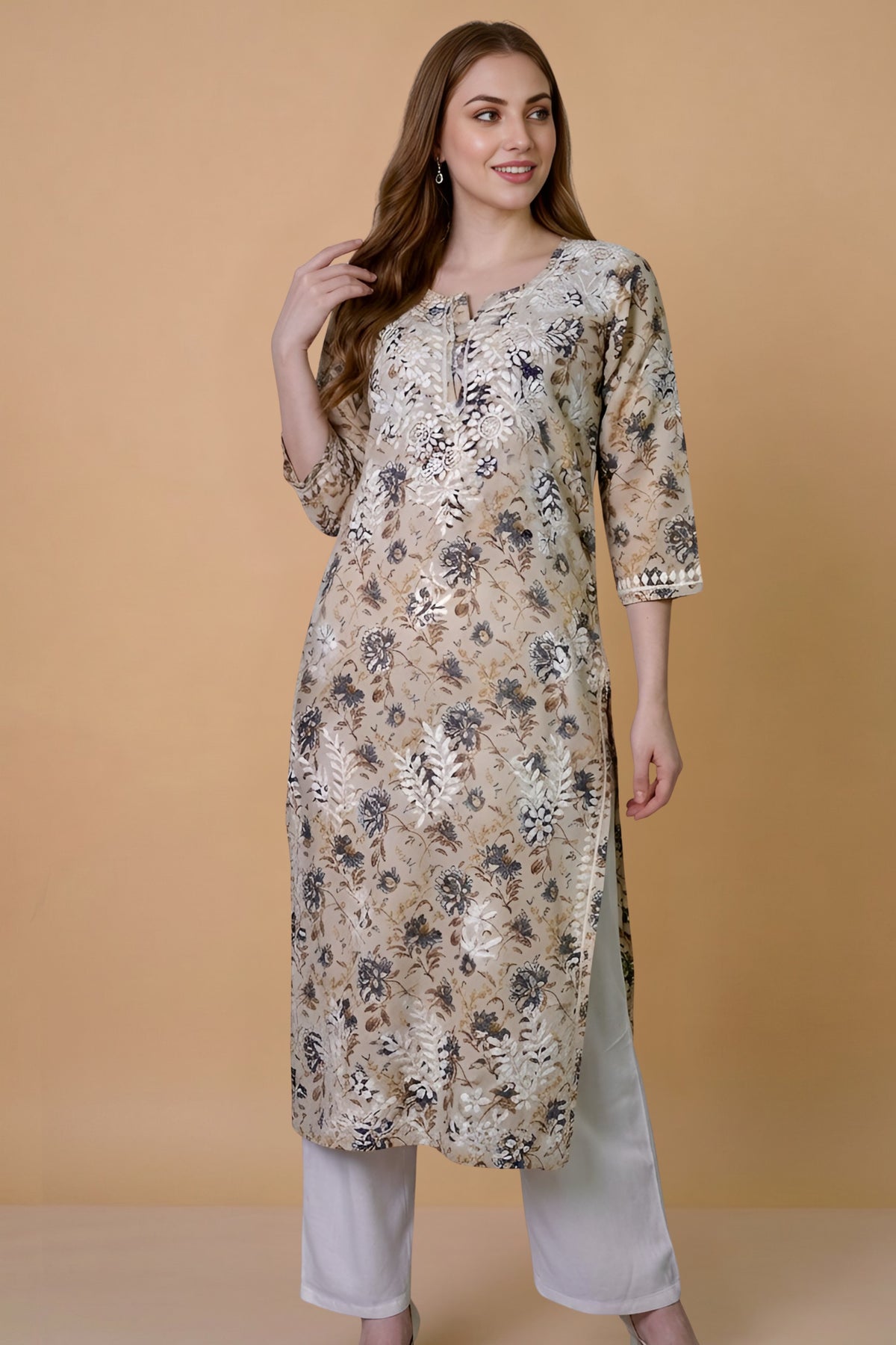 chikankari kurti for women, Lucknowi chikankari kurti, hand embroidered kurti, printed chikankari kurti, Lucknowi chikan kurti, women ethnic wear, traditional kurti for women, embroidered kurti for women, printed kurti for women, chikan work kurti, ethnic wear for women, stylish ladies kurti, casual wear kurti, daily wear kurti, office wear kurti, traditional Indian wear, Lucknowi embroidery kurti, women cotton kurti, designer kurti for women, ethnic fashion women, chikankari top for women, kurti XS to XL, 
