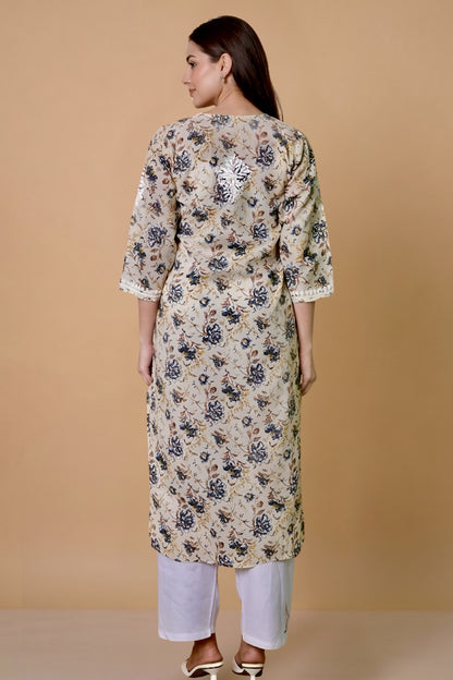 chikankari kurti for women, Lucknowi chikankari kurti, hand embroidered kurti, printed chikankari kurti, Lucknowi chikan kurti, women ethnic wear, traditional kurti for women, embroidered kurti for women, printed kurti for women, chikan work kurti, ethnic wear for women, stylish ladies kurti, casual wear kurti, daily wear kurti, office wear kurti, traditional Indian wear, Lucknowi embroidery kurti, women cotton kurti, designer kurti for women, ethnic fashion women, chikankari top for women, kurti XS to XL, 