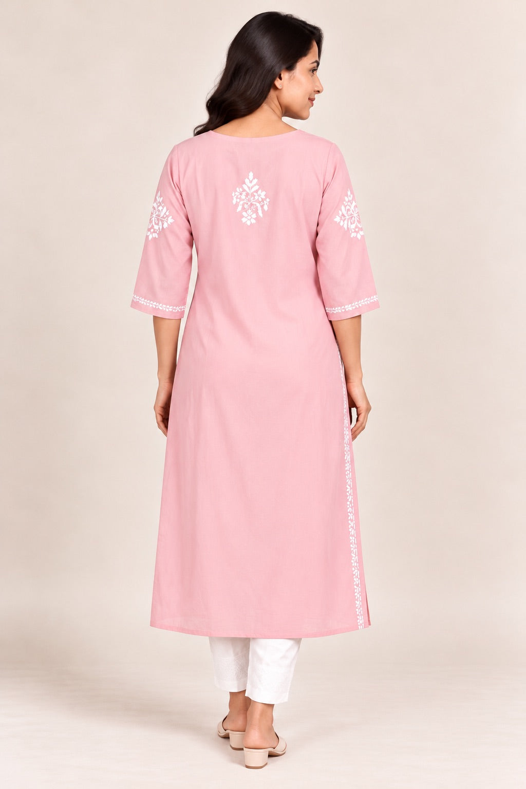 Chikankari Kurta for Women, Rayon Chikankari Kurti, Hand Embroidered Kurta, Plus Size Kurta for Women, 8XL 9XL 10XL 11XL 12XL Kurta, Big Size Kurti, Women’s Ethnic Wear, Traditional Indian Kurta, Plus Size Ethnic Wear, Ladies Rayon Kurti