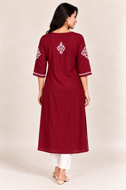 Chikankari Kurta for Women, Rayon Chikankari Kurti, Hand Embroidered Kurta, Plus Size Kurta for Women, 8XL 9XL 10XL 11XL 12XL Kurta, Big Size Kurti, Women’s Ethnic Wear, Traditional Indian Kurta, Plus Size Ethnic Wear, Ladies Rayon Kurti