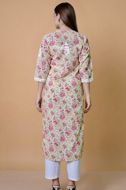 chikankari kurti for women, Lucknowi chikankari kurti, hand embroidered kurti, printed chikankari kurti, Lucknowi chikan kurti, women ethnic wear, traditional kurti for women, embroidered kurti for women, printed kurti for women, chikan work kurti, ethnic wear for women, stylish ladies kurti, casual wear kurti, daily wear kurti, office wear kurti, traditional Indian wear, Lucknowi embroidery kurti, women cotton kurti, designer kurti for women, ethnic fashion women, chikankari top for women, kurti XS to XL, 