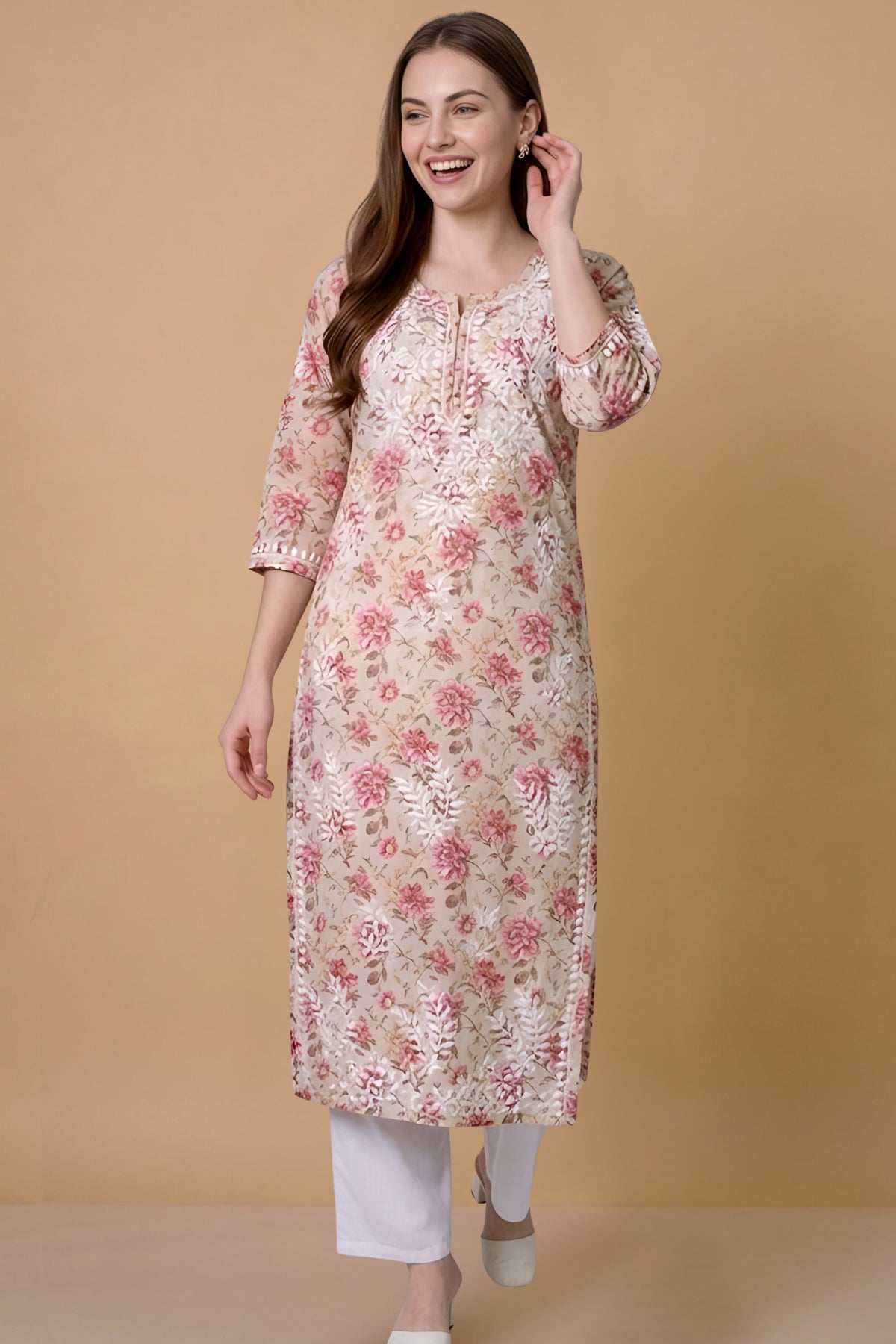 chikankari kurti for women, Lucknowi chikankari kurti, hand embroidered kurti, printed chikankari kurti, Lucknowi chikan kurti, women ethnic wear, traditional kurti for women, embroidered kurti for women, printed kurti for women, chikan work kurti, ethnic wear for women, stylish ladies kurti, casual wear kurti, daily wear kurti, office wear kurti, traditional Indian wear, Lucknowi embroidery kurti, women cotton kurti, designer kurti for women, ethnic fashion women, chikankari top for women, kurti XS to XL, 