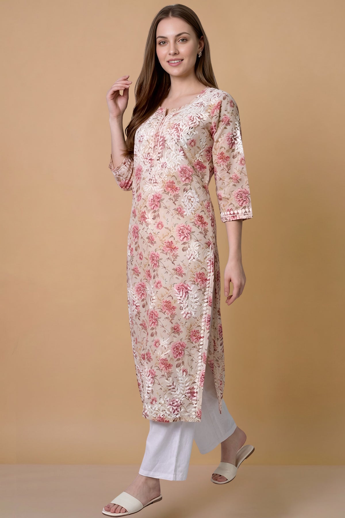 chikankari kurti for women, Lucknowi chikankari kurti, hand embroidered kurti, printed chikankari kurti, Lucknowi chikan kurti, women ethnic wear, traditional kurti for women, embroidered kurti for women, printed kurti for women, chikan work kurti, ethnic wear for women, stylish ladies kurti, casual wear kurti, daily wear kurti, office wear kurti, traditional Indian wear, Lucknowi embroidery kurti, women cotton kurti, designer kurti for women, ethnic fashion women, chikankari top for women, kurti XS to XL, 