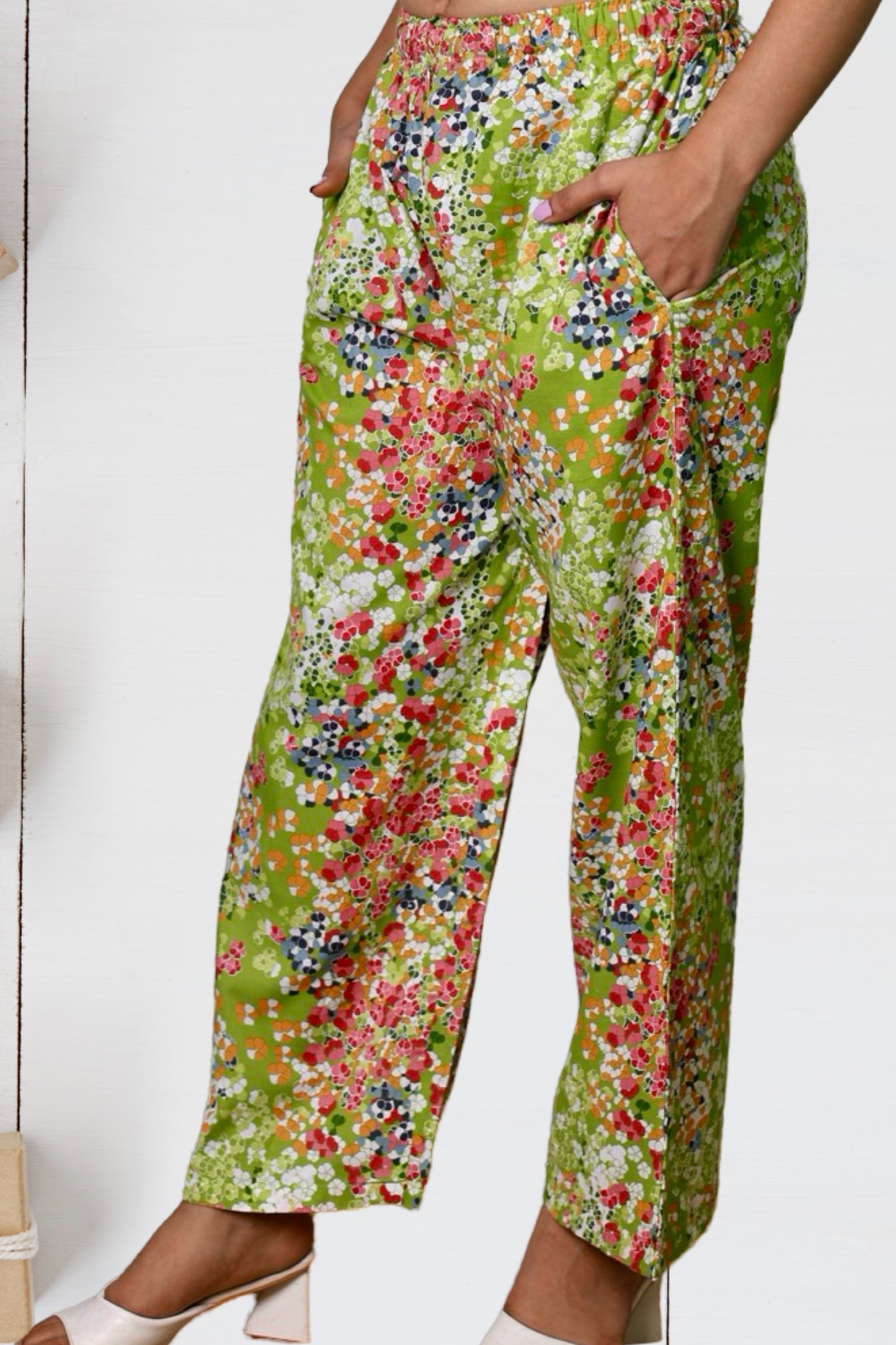 Plus Size Printed Palazzo Pant fully elasticated waistband with drawstring XXS to 15XL