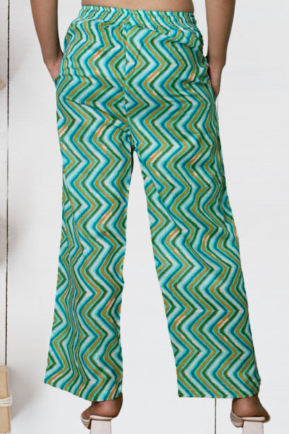 Plus Size Printed Palazzo Pant fully elasticated waistband with drawstring XXS to 15XL