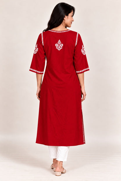Chikankari Kurta for Women, Rayon Chikankari Kurti, Hand Embroidered Kurta, Plus Size Kurta for Women, 8XL 9XL 10XL 11XL 12XL Kurta, Big Size Kurti, Women’s Ethnic Wear, Traditional Indian Kurta, Plus Size Ethnic Wear, Ladies Rayon Kurti