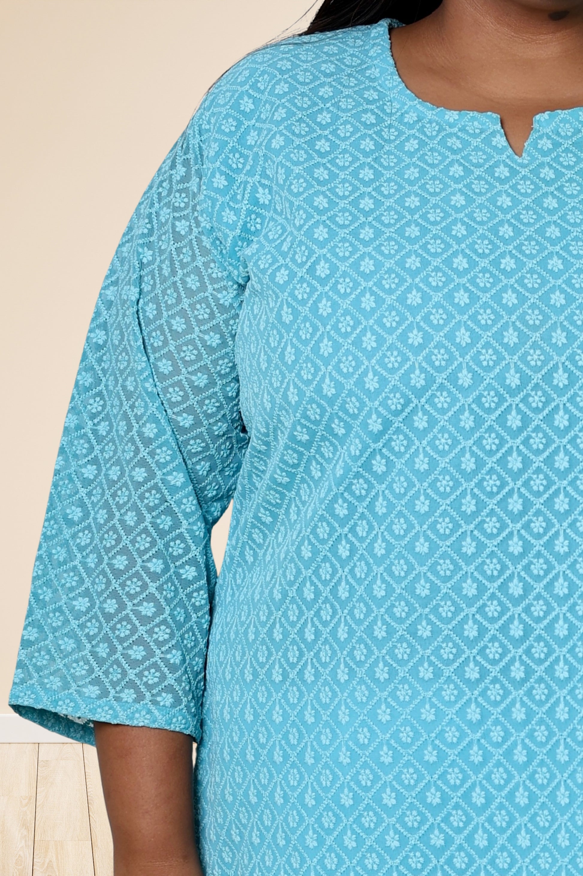 plus size chikan kurta women ethnic wear kurti daily curvy comfortable regular 52in 54in 56in 58in 5xl 6xl 7xl 8xl lucknowi kurty slip