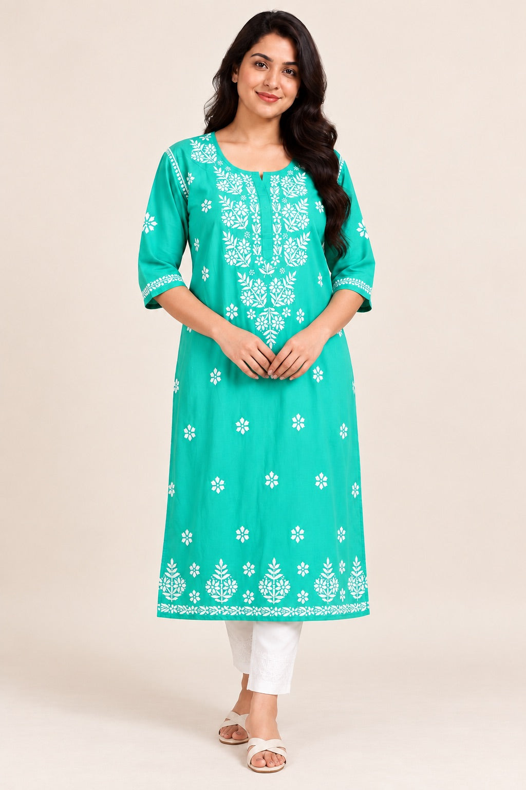 Chikankari Kurta for Women, Rayon Chikankari Kurti, Hand Embroidered Kurta, Plus Size Kurta for Women, 8XL 9XL 10XL 11XL 12XL Kurta, Big Size Kurti, Women’s Ethnic Wear, Traditional Indian Kurta, Plus Size Ethnic Wear, Ladies Rayon Kurti
