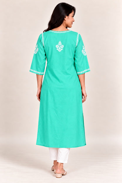 Chikankari Kurta for Women, Rayon Chikankari Kurti, Hand Embroidered Kurta, Plus Size Kurta for Women, 8XL 9XL 10XL 11XL 12XL Kurta, Big Size Kurti, Women’s Ethnic Wear, Traditional Indian Kurta, Plus Size Ethnic Wear, Ladies Rayon Kurti