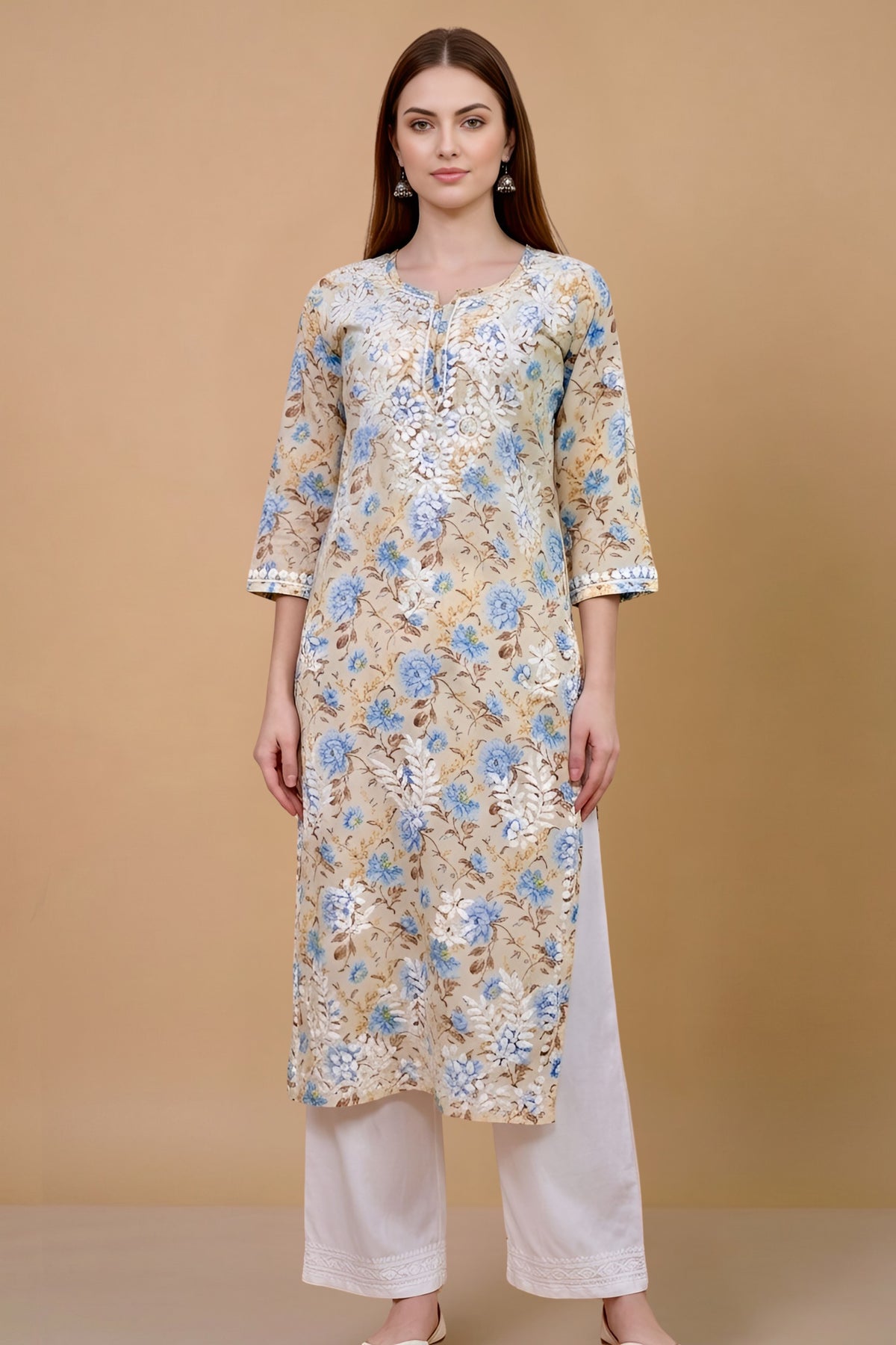 chikankari kurti for women, Lucknowi chikankari kurti, hand embroidered kurti, printed chikankari kurti, Lucknowi chikan kurti, women ethnic wear, traditional kurti for women, embroidered kurti for women, printed kurti for women, chikan work kurti, ethnic wear for women, stylish ladies kurti, casual wear kurti, daily wear kurti, office wear kurti, traditional Indian wear, Lucknowi embroidery kurti, women cotton kurti, designer kurti for women, ethnic fashion women, chikankari top for women, kurti XS to XL, 
