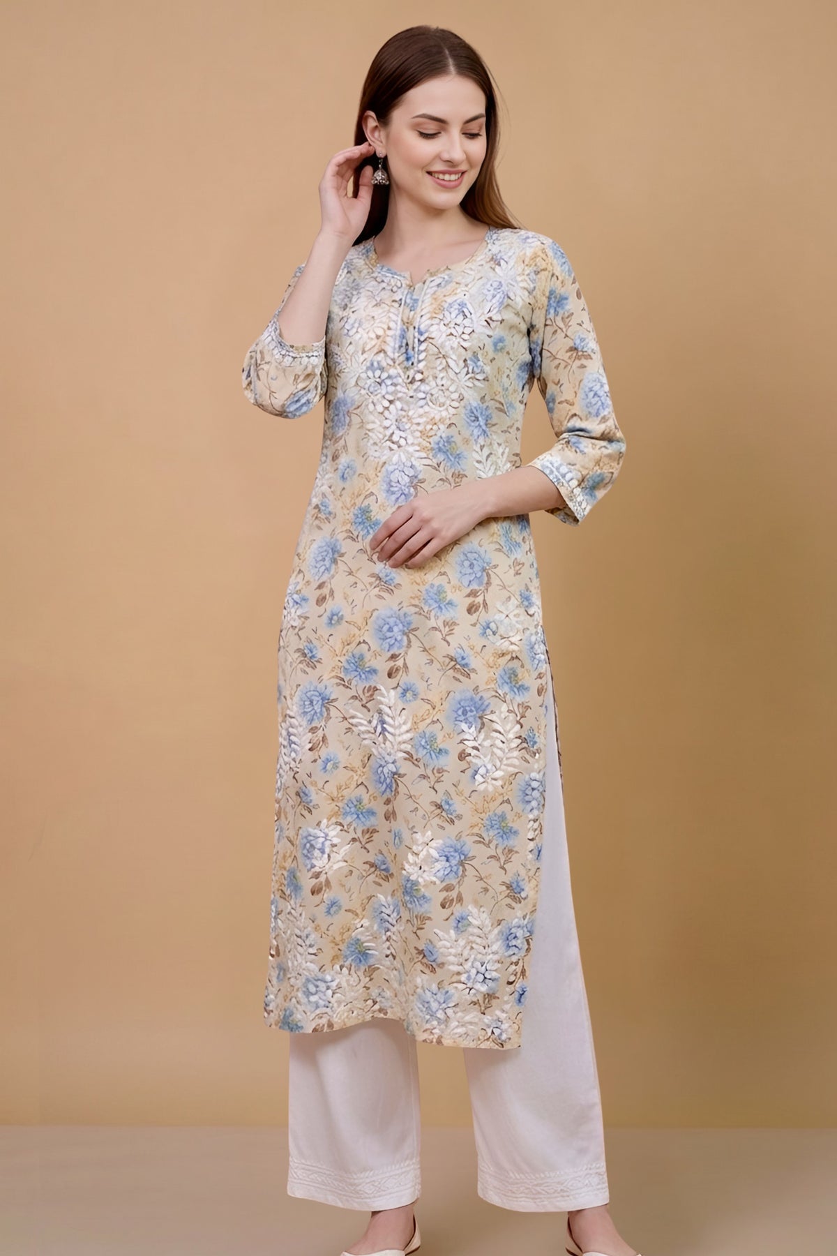chikankari kurti for women, Lucknowi chikankari kurti, hand embroidered kurti, printed chikankari kurti, Lucknowi chikan kurti, women ethnic wear, traditional kurti for women, embroidered kurti for women, printed kurti for women, chikan work kurti, ethnic wear for women, stylish ladies kurti, casual wear kurti, daily wear kurti, office wear kurti, traditional Indian wear, Lucknowi embroidery kurti, women cotton kurti, designer kurti for women, ethnic fashion women, chikankari top for women, kurti XS to XL, 