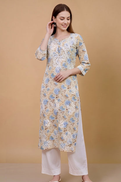 chikankari kurti for women, Lucknowi chikankari kurti, hand embroidered kurti, printed chikankari kurti, Lucknowi chikan kurti, women ethnic wear, traditional kurti for women, embroidered kurti for women, printed kurti for women, chikan work kurti, ethnic wear for women, stylish ladies kurti, casual wear kurti, daily wear kurti, office wear kurti, traditional Indian wear, Lucknowi embroidery kurti, women cotton kurti, designer kurti for women, ethnic fashion women, chikankari top for women, kurti XS to XL, 