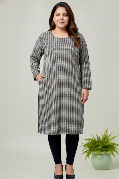 woolen kurti for women, winter kurti for women, plus size kurti, plus size winter kurti, woolen kurta for women, women's winter wear, warm kurti for women, 3XL kurti for women, 4XL kurti, 5XL kurti, 6XL kurti, 7XL kurti, 8XL kurti, 9XL kurti, 10XL kurti, plus size woolen kurta, winter wear for plus size women, kurti with pocket, woolen kurti with side pocket, warm winter kurta, ladies winter kurti, plus size ethnic wear, women's woolen clothing, comfortable winter kurti, daily wear winter kurti