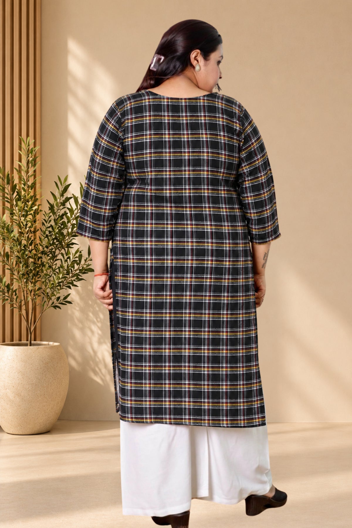 plus size winter kurti for women, woolen kurti for women, cotswool kurti, plus size kurta for women, winter wear kurta, ladies winter kurti, checkered kurti for women, straight kurti for women, full sleeve kurti, round neck kurti, warm kurti for women, 3XL kurti, 4XL kurti, 5XL kurti, 6XL kurti, 7XL kurti, 8XL kurti, 9XL kurti, 10XL kurti, oversized kurti for women, calf length kurti, plus size ethnic wear, women's winter clothing, casual winter kurti, kurti with pocket, plus size woolen kurta, cotswool win