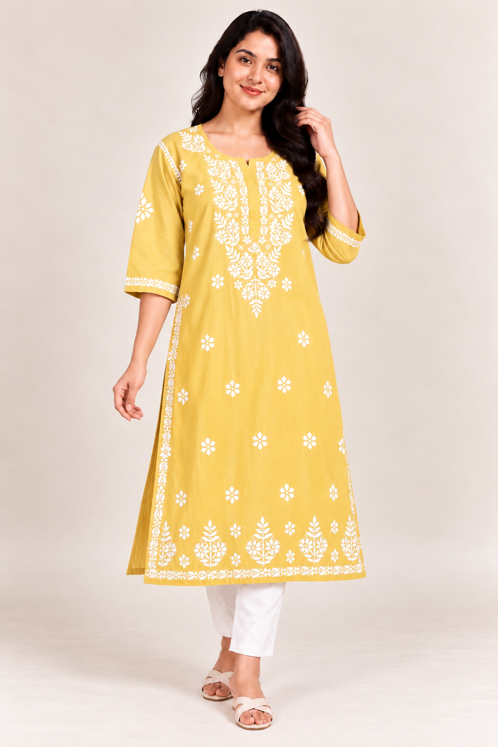 Chikankari Kurta for Women, Rayon Chikankari Kurti, Hand Embroidered Kurta, Plus Size Kurta for Women, 8XL 9XL 10XL 11XL 12XL Kurta, Big Size Kurti, Women’s Ethnic Wear, Traditional Indian Kurta, Plus Size Ethnic Wear, Ladies Rayon Kurti