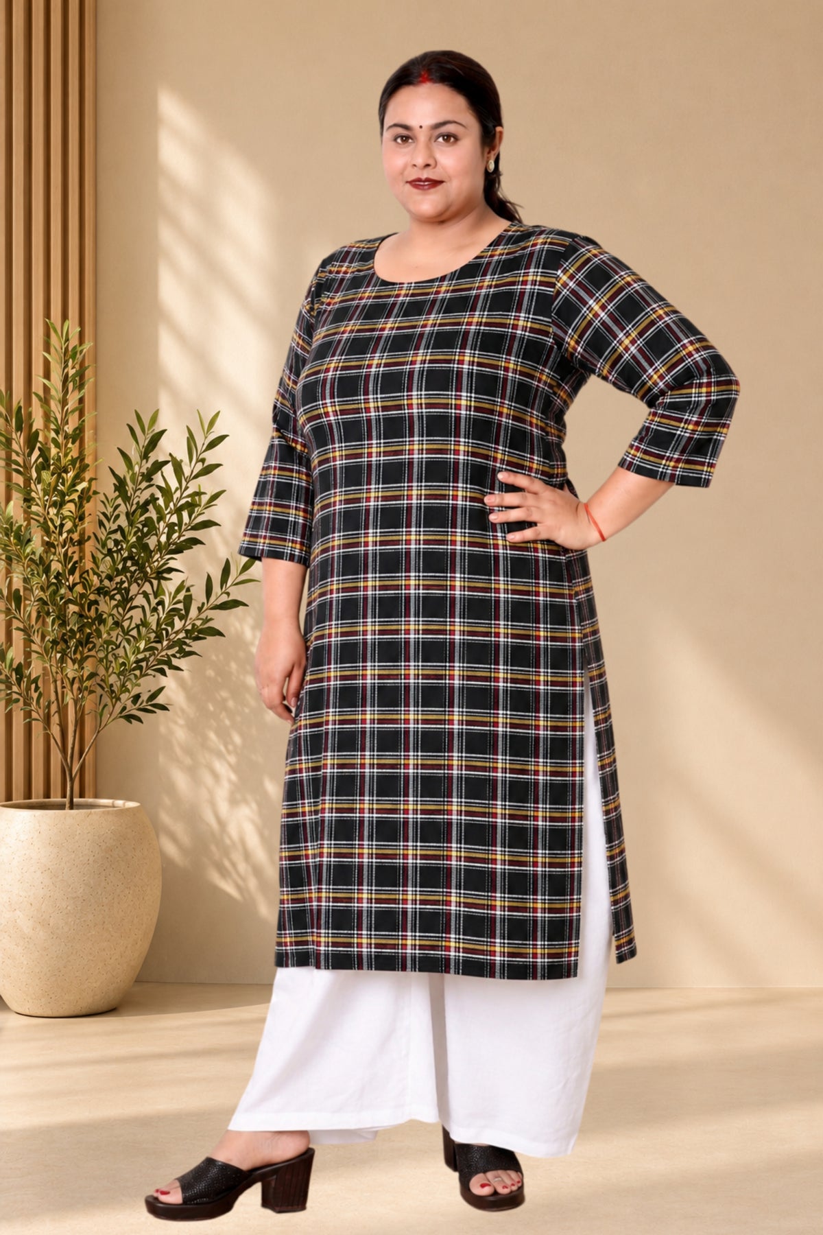 plus size winter kurti for women, woolen kurti for women, cotswool kurti, plus size kurta for women, winter wear kurta, ladies winter kurti, checkered kurti for women, straight kurti for women, full sleeve kurti, round neck kurti, warm kurti for women, 3XL kurti, 4XL kurti, 5XL kurti, 6XL kurti, 7XL kurti, 8XL kurti, 9XL kurti, 10XL kurti, oversized kurti for women, calf length kurti, plus size ethnic wear, women's winter clothing, casual winter kurti, kurti with pocket, plus size woolen kurta, cotswool win